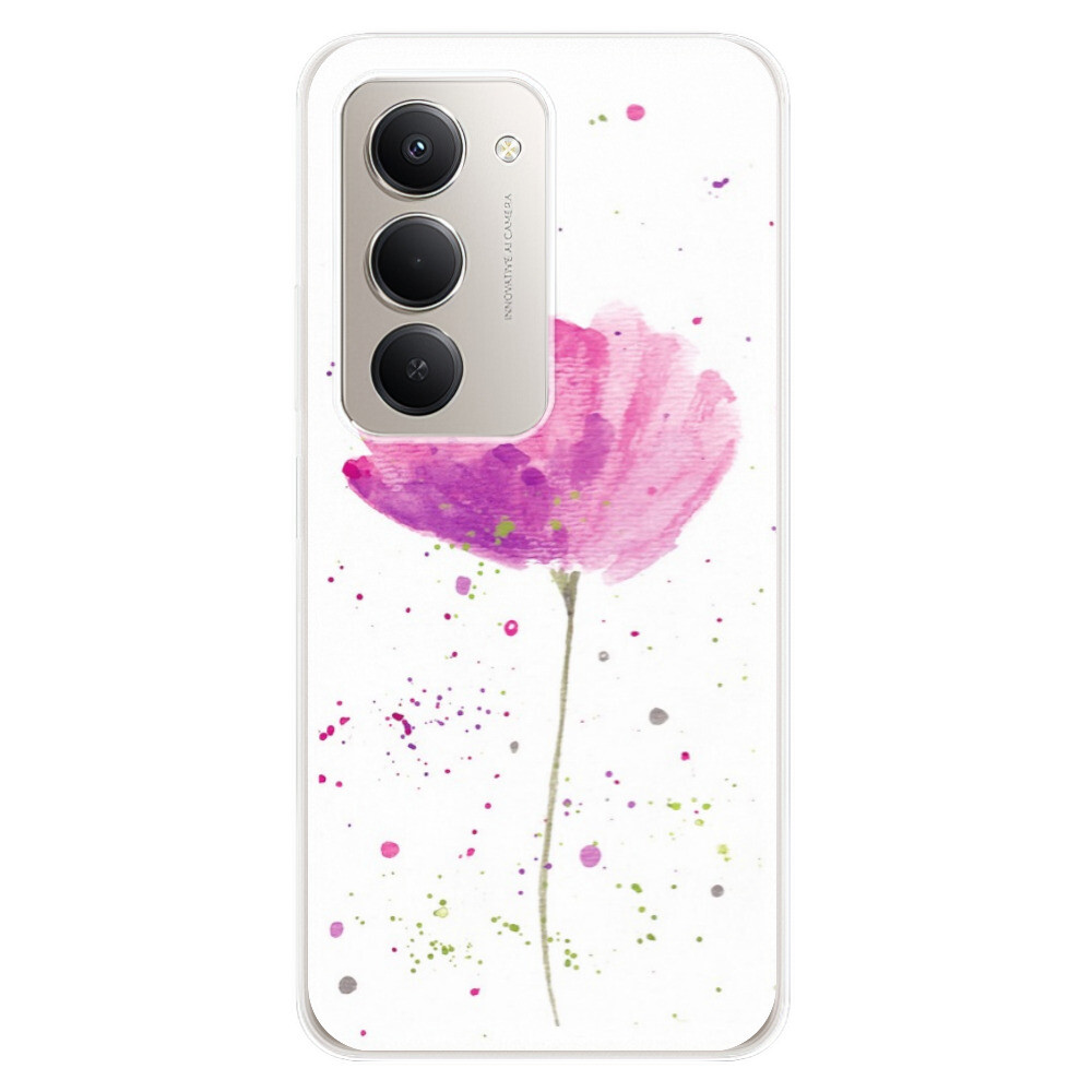 Odolné silikónové puzdro iSaprio - Poppies - Xiaomi Redmi 15 5G