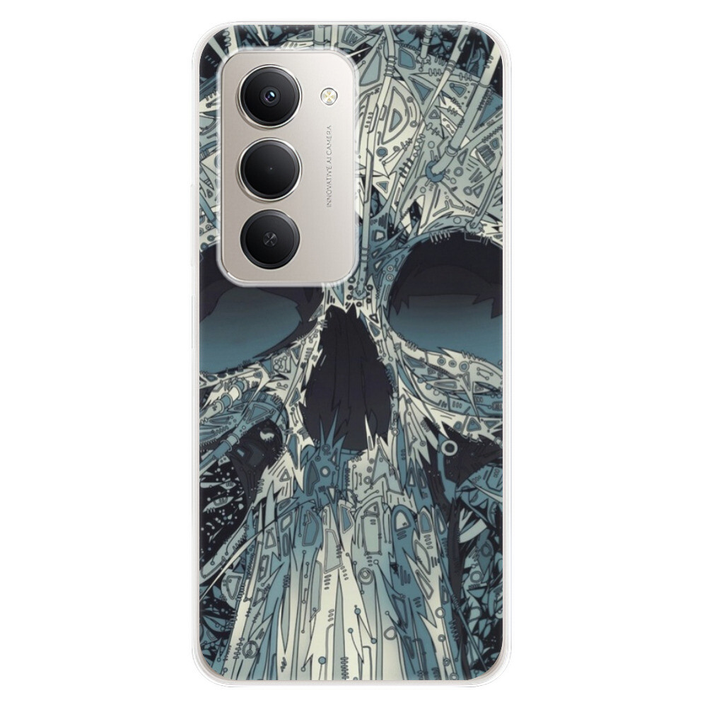 Odolné silikónové puzdro iSaprio - Abstract Skull - Xiaomi Redmi 15 5G