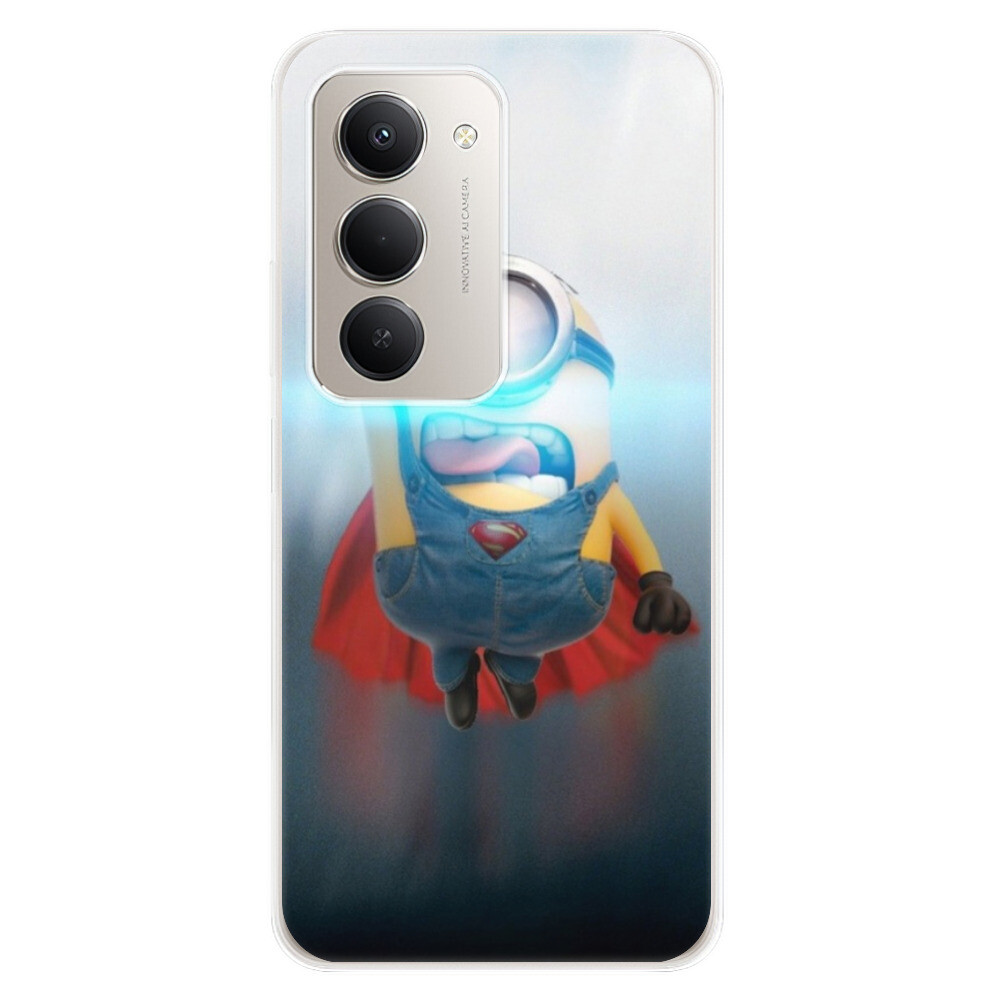 Odolné silikónové puzdro iSaprio - Mimons Superman 02 - Xiaomi Redmi 15 5G