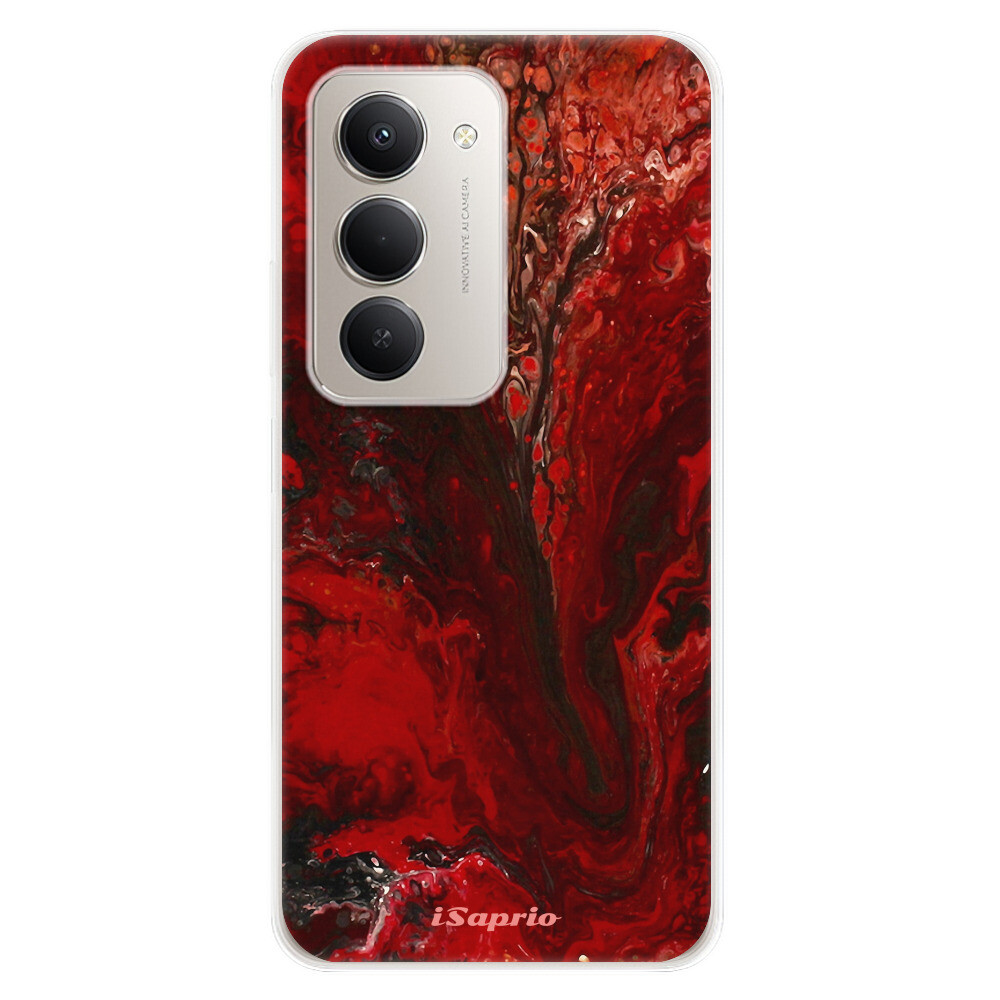 Odolné silikónové puzdro iSaprio - RedMarble 17 - Xiaomi Redmi 15 5G