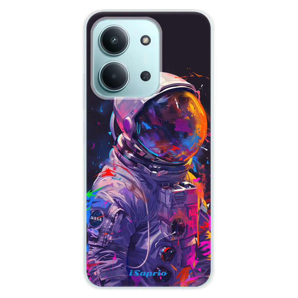 Odolné silikónové puzdro iSaprio - Neon Astronaut - Xiaomi Redmi 15C
