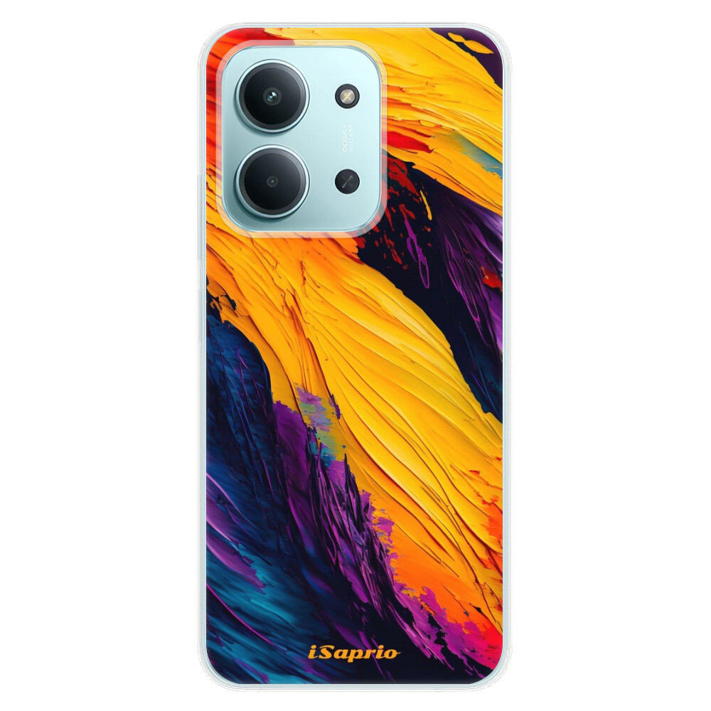 Odolné silikónové puzdro iSaprio - Orange Paint - Xiaomi Redmi 15C
