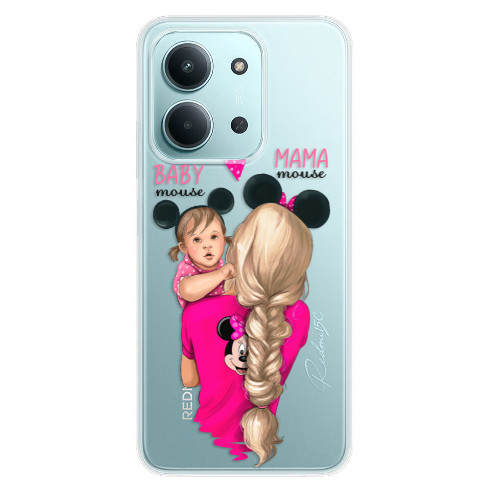 Odolné silikónové puzdro iSaprio - Mama Mouse Blond and Girl - Xiaomi Redmi 15C