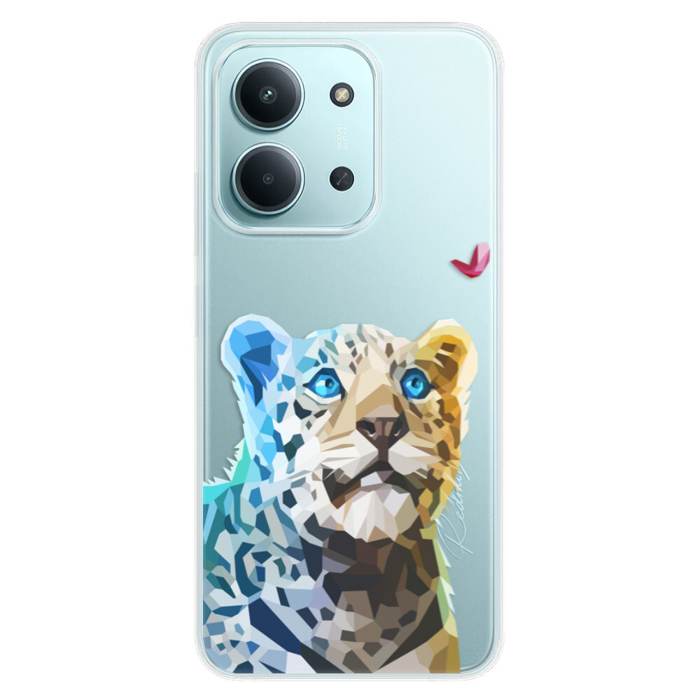 Odolné silikónové puzdro iSaprio - Leopard With Butterfly - Xiaomi Redmi 15C