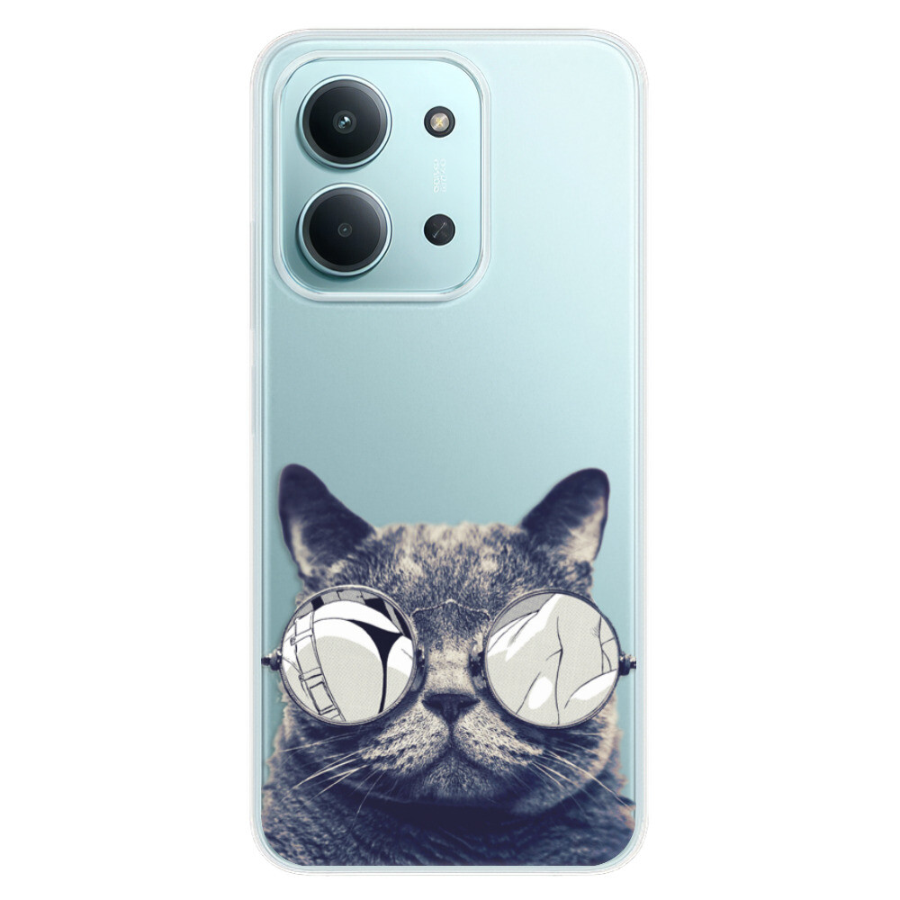 Odolné silikónové puzdro iSaprio - Crazy Cat 01 - Xiaomi Redmi 15C