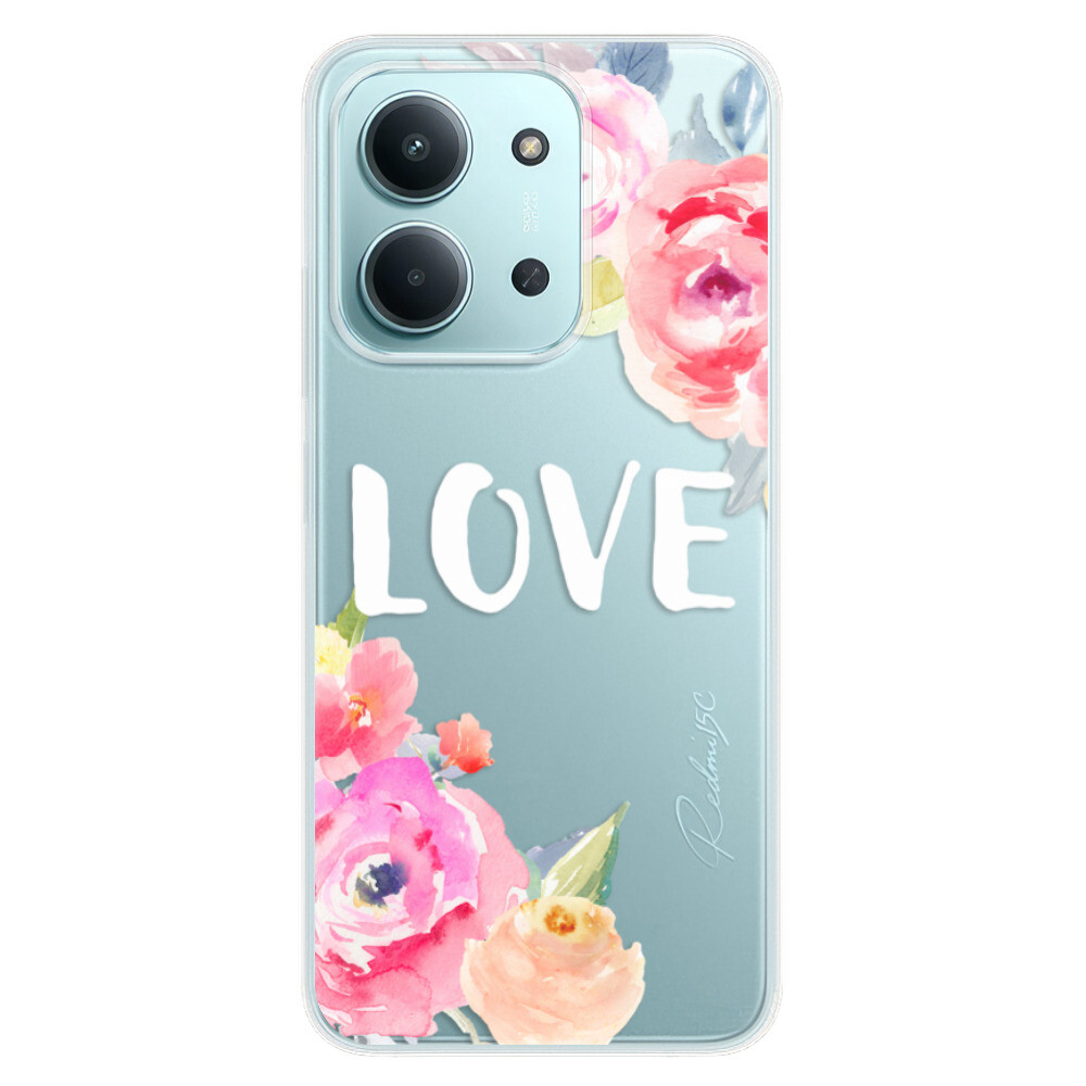 Odolné silikónové puzdro iSaprio - Love - Xiaomi Redmi 15C