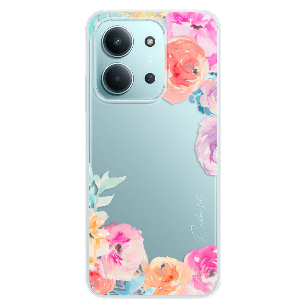 Odolné silikónové puzdro iSaprio - Flower Brush - Xiaomi Redmi 15C