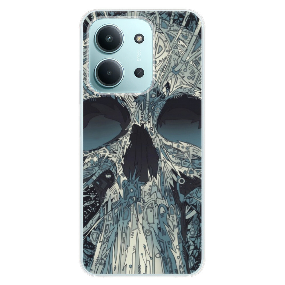 Odolné silikónové puzdro iSaprio - Abstract Skull - Xiaomi Redmi 15C