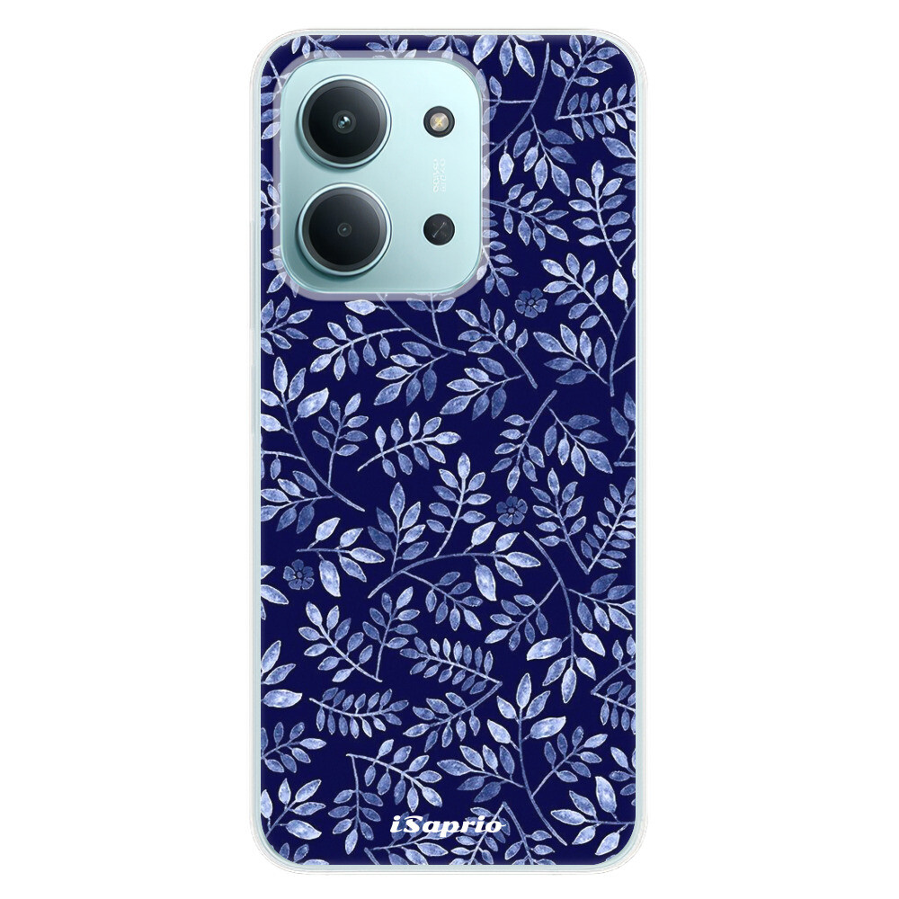 Odolné silikónové puzdro iSaprio - Blue Leaves 05 - Xiaomi Redmi 15C