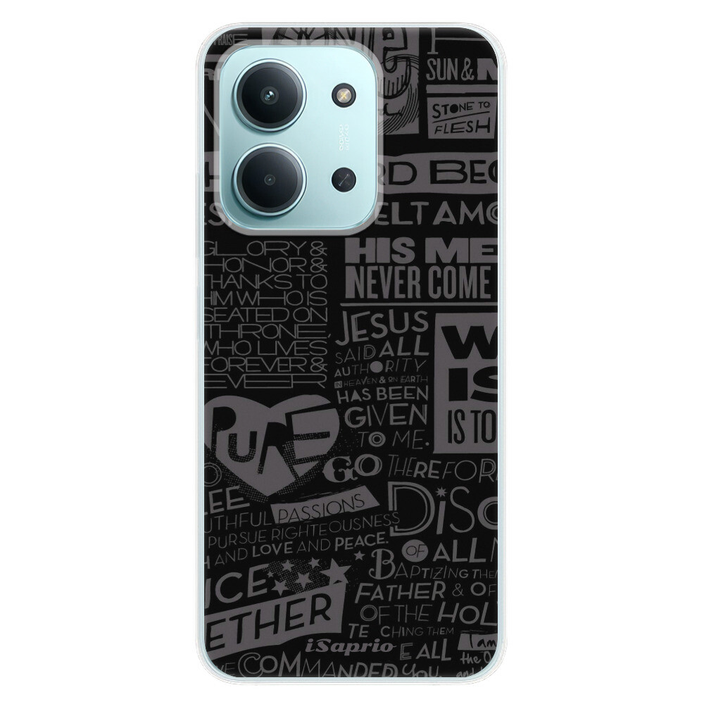 Odolné silikónové puzdro iSaprio - Text 01 - Xiaomi Redmi 15C