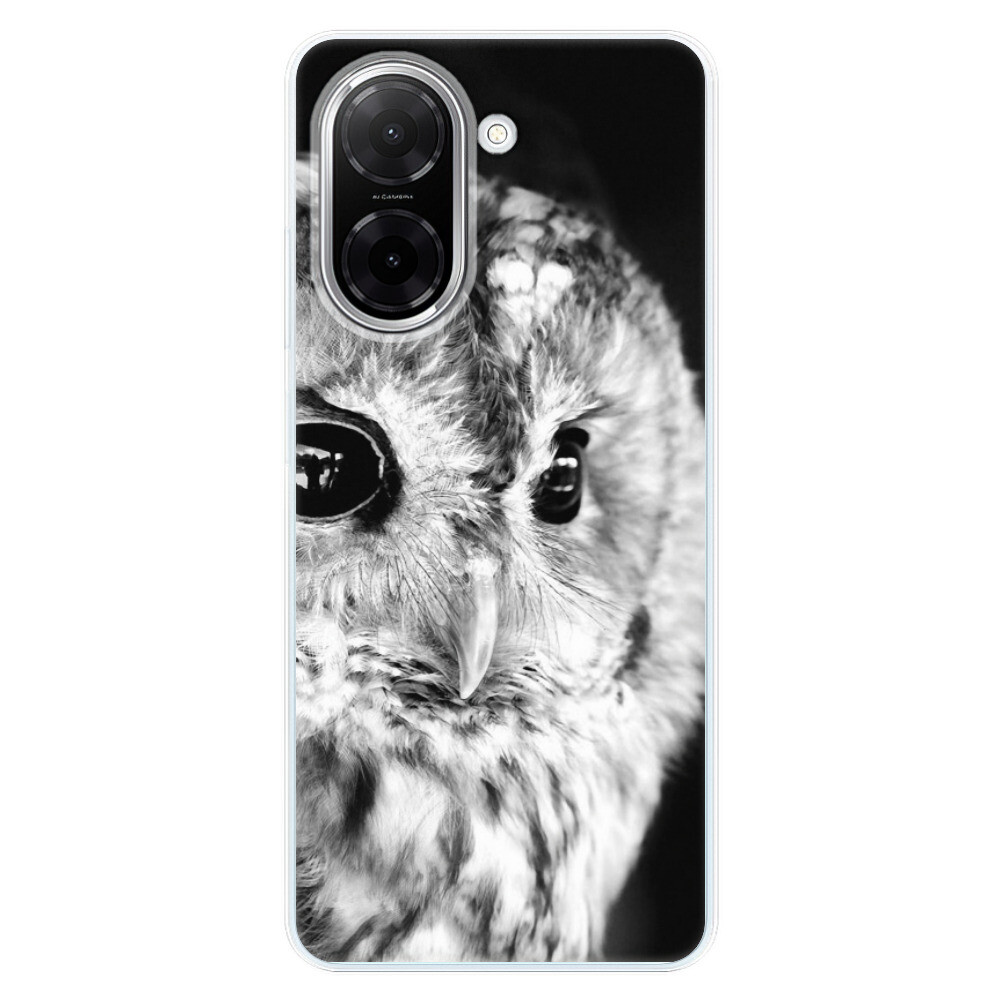 Odolné silikónové puzdro iSaprio - BW Owl - Xiaomi Redmi A5