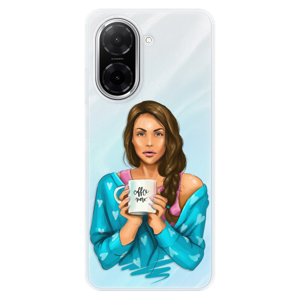 Odolné silikónové puzdro iSaprio - Coffe Now - Brunette - Xiaomi Redmi A5
