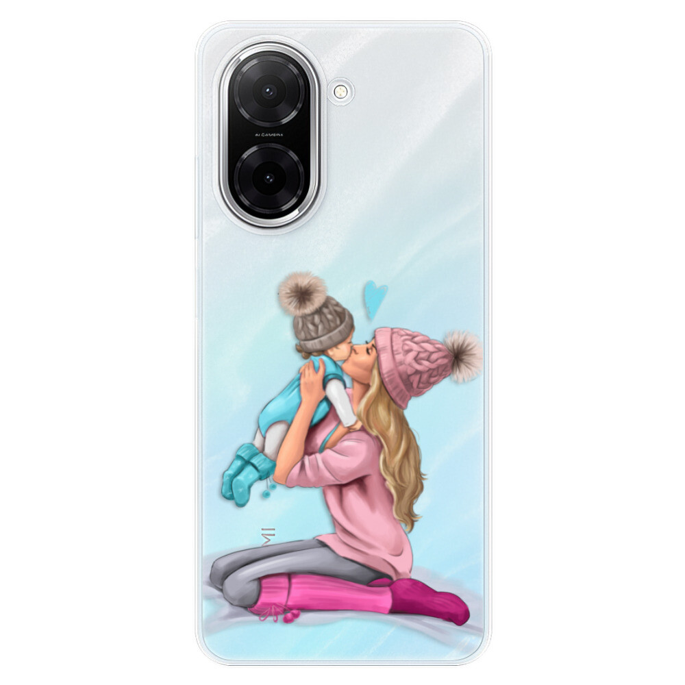 Odolné silikónové puzdro iSaprio - Kissing Mom - Blond and Boy - Xiaomi Redmi A5