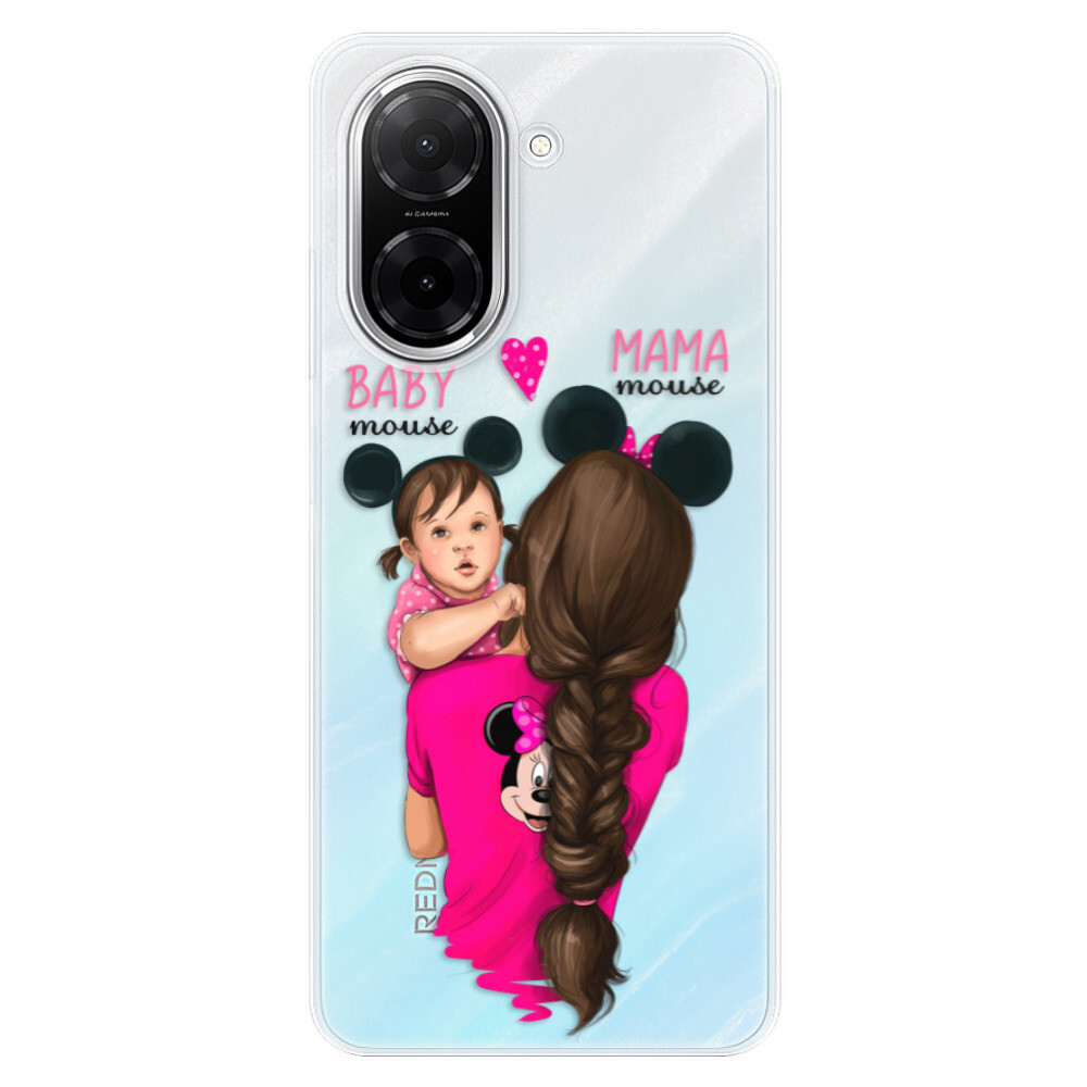 Odolné silikónové puzdro iSaprio - Mama Mouse Brunette and Girl - Xiaomi Redmi A5