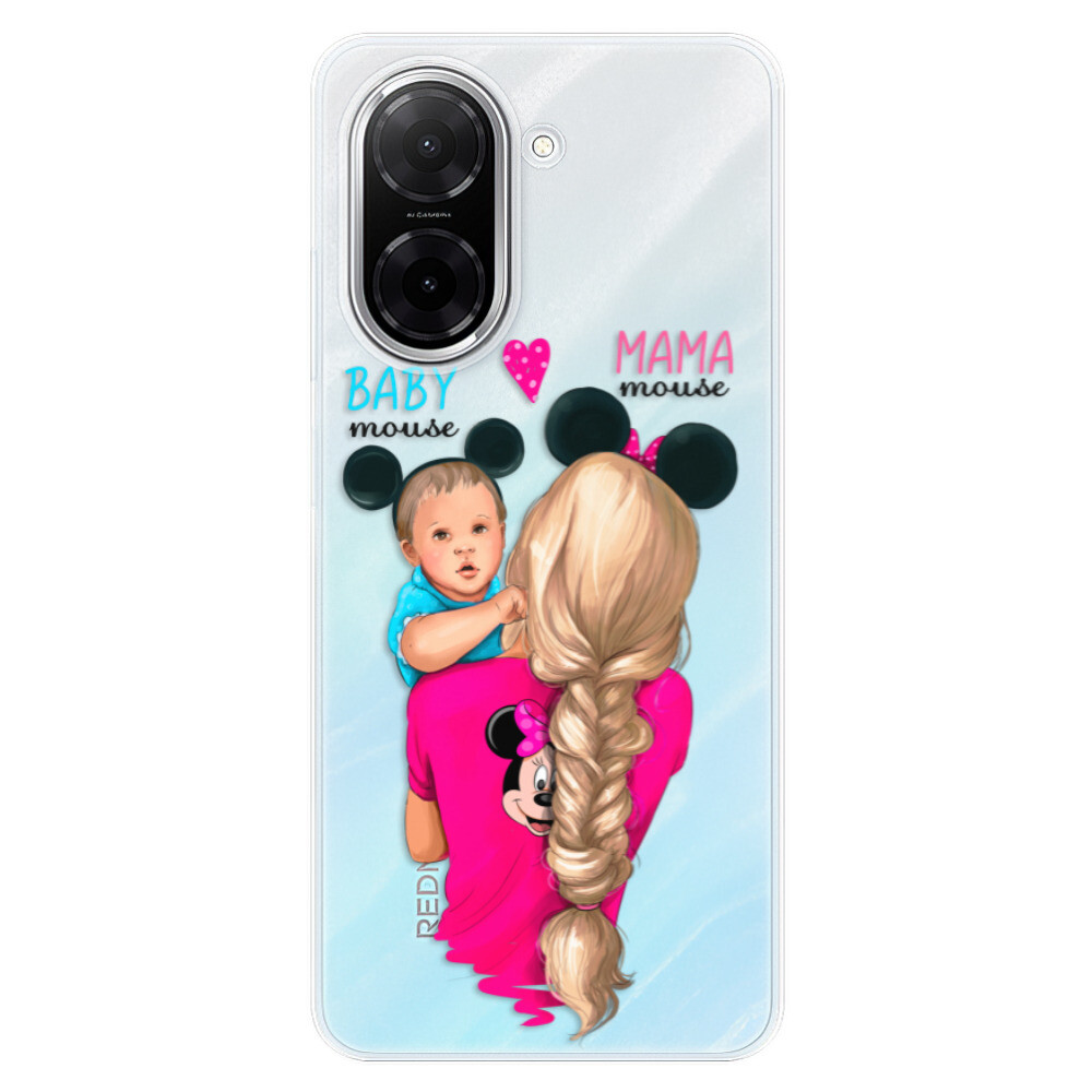 Odolné silikónové puzdro iSaprio - Mama Mouse Blonde and Boy - Xiaomi Redmi A5