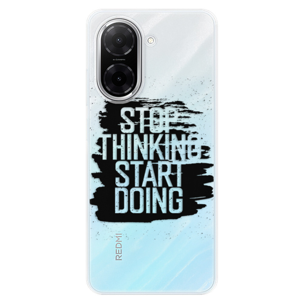 Odolné silikónové puzdro iSaprio - Start Doing - black - Xiaomi Redmi A5