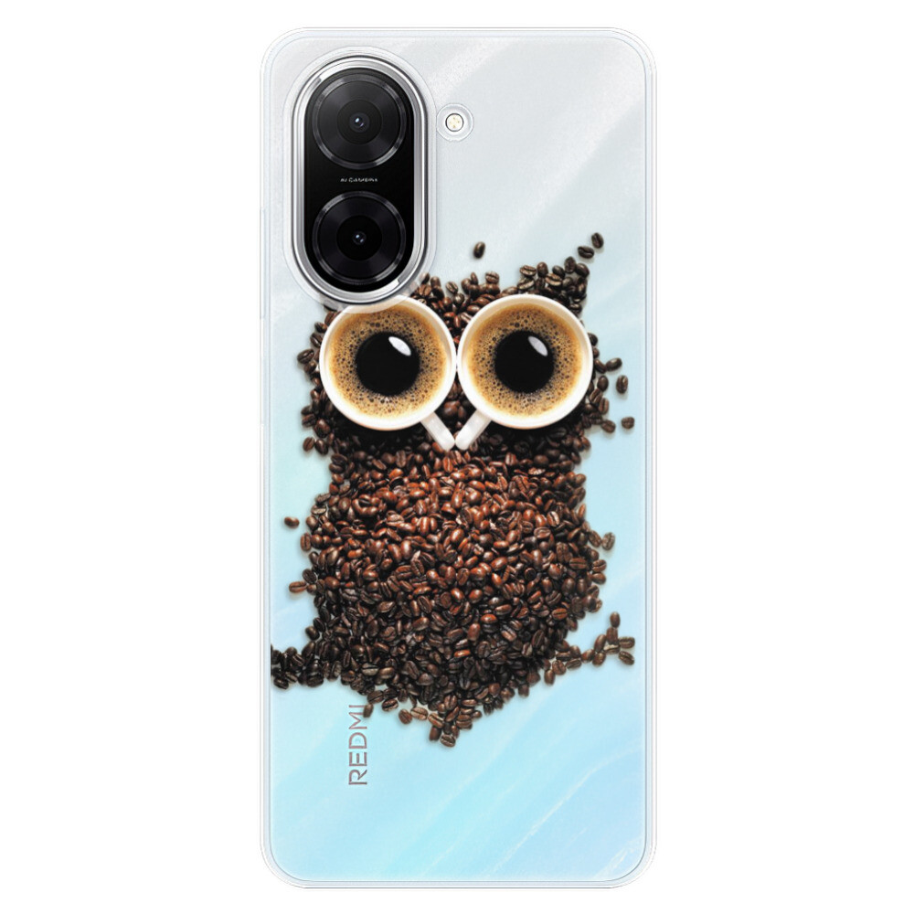 Odolné silikónové puzdro iSaprio - Owl And Coffee - Xiaomi Redmi A5