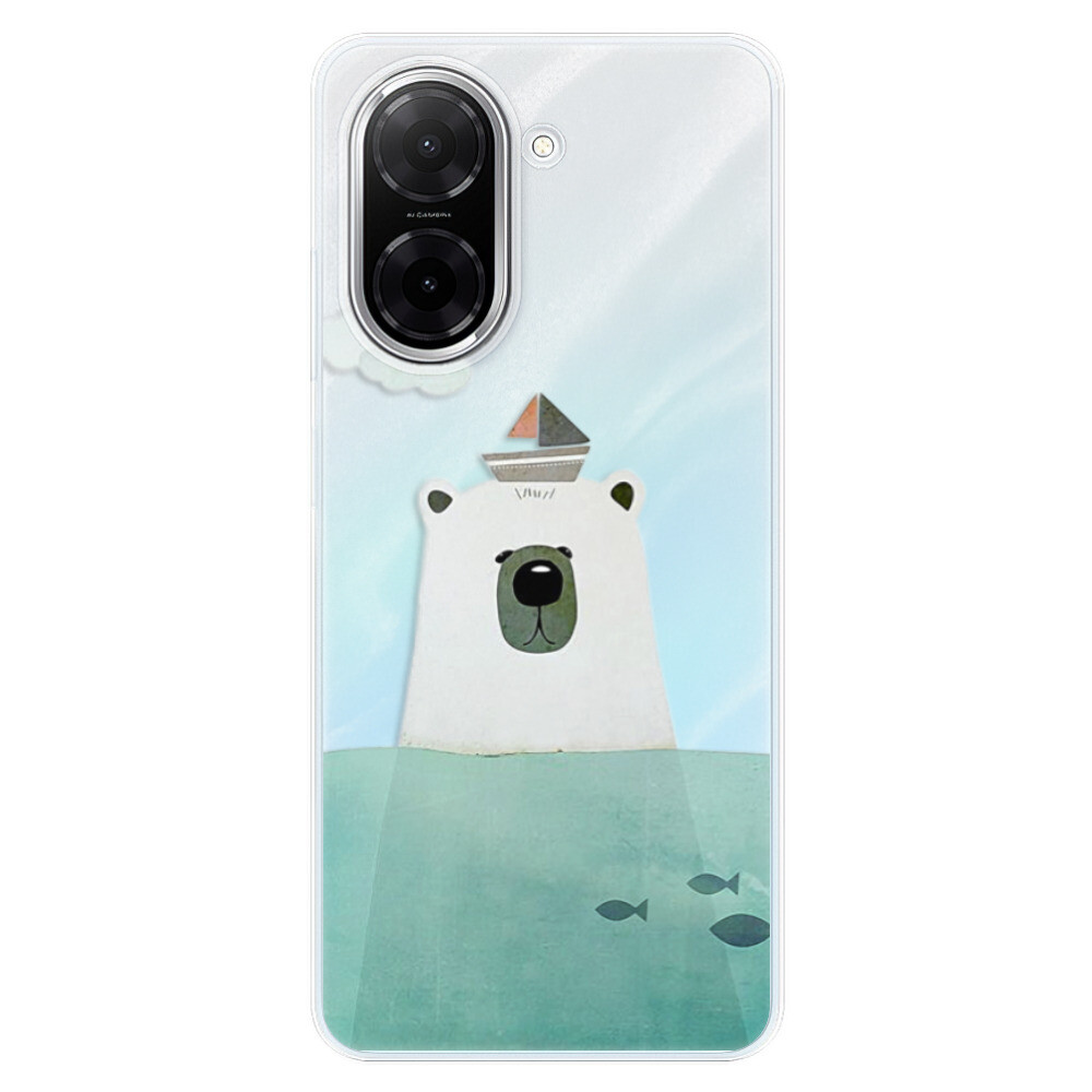 Odolné silikónové puzdro iSaprio - Bear With Boat - Xiaomi Redmi A5