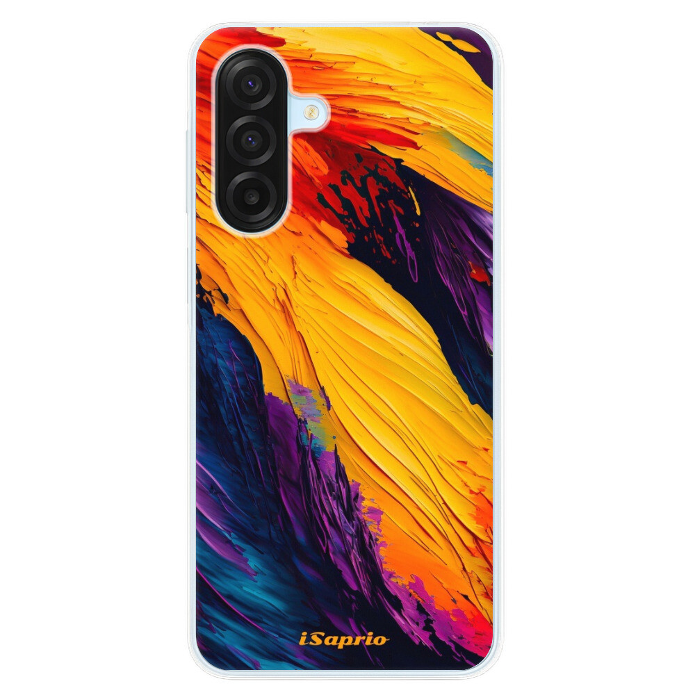 Odolné silikónové puzdro iSaprio - Orange Paint - Samsung Galaxy A17 / A17 5G