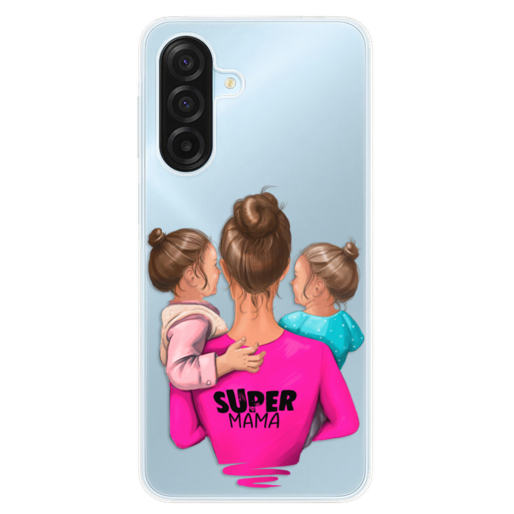 Odolné silikónové puzdro iSaprio - Super Mama - Two Girls - Samsung Galaxy A17 / A17 5G