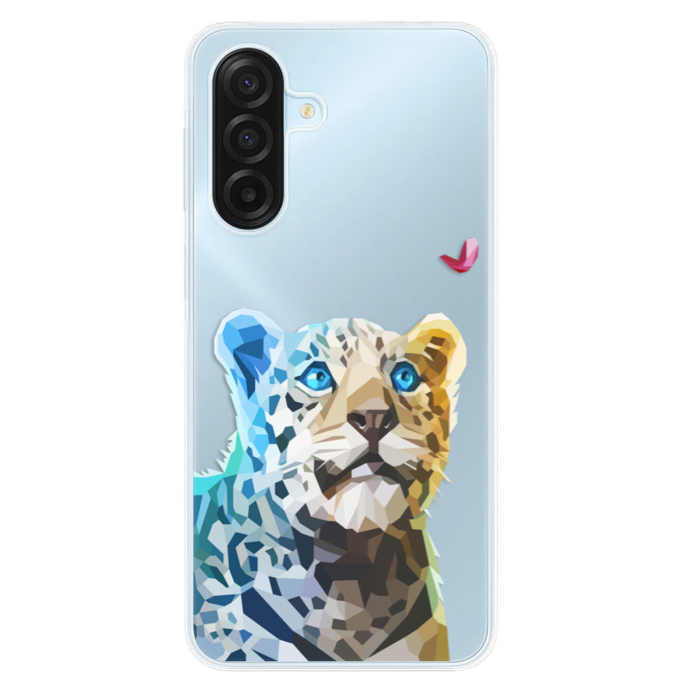 Odolné silikónové puzdro iSaprio - Leopard With Butterfly - Samsung Galaxy A17 / A17 5G