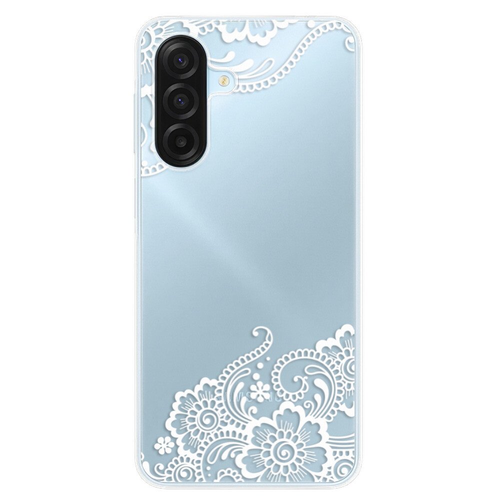 Odolné silikónové puzdro iSaprio - White Lace 02 - Samsung Galaxy A17 / A17 5G