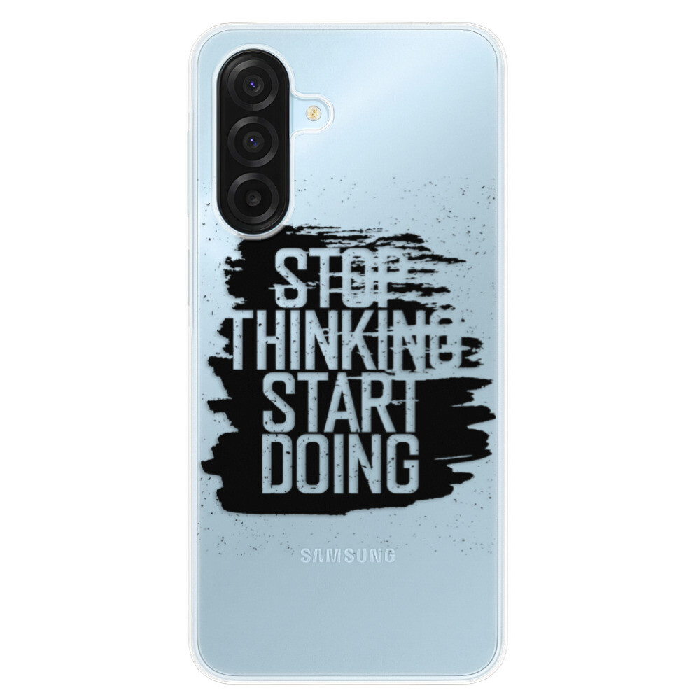 Odolné silikónové puzdro iSaprio - Start Doing - black - Samsung Galaxy A17 / A17 5G