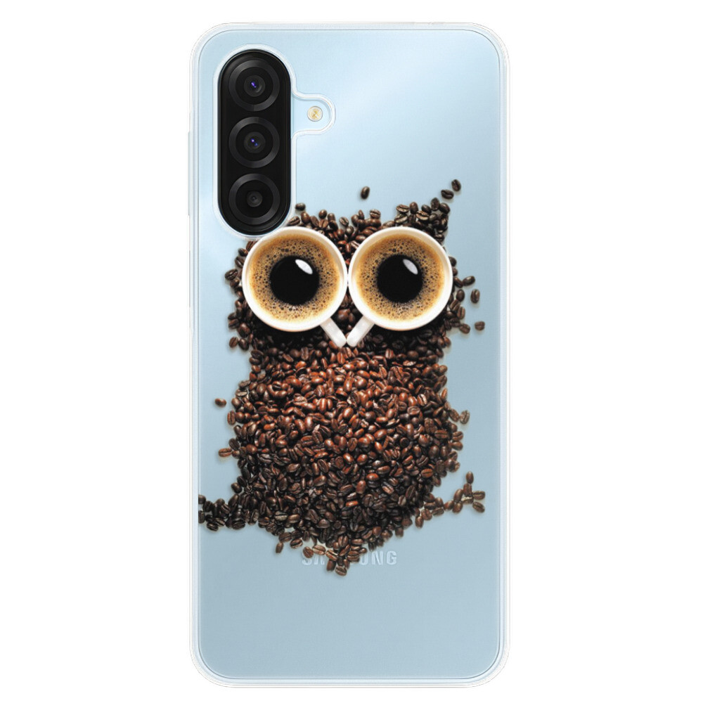 Odolné silikónové puzdro iSaprio - Owl And Coffee - Samsung Galaxy A17 / A17 5G