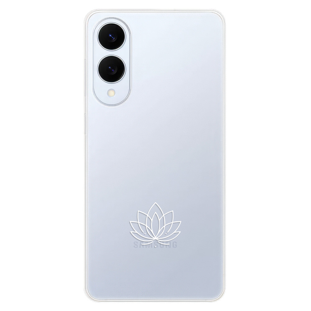 Odolné silikónové puzdro iSaprio - čiré - Lotos - Samsung Galaxy S25 Edge