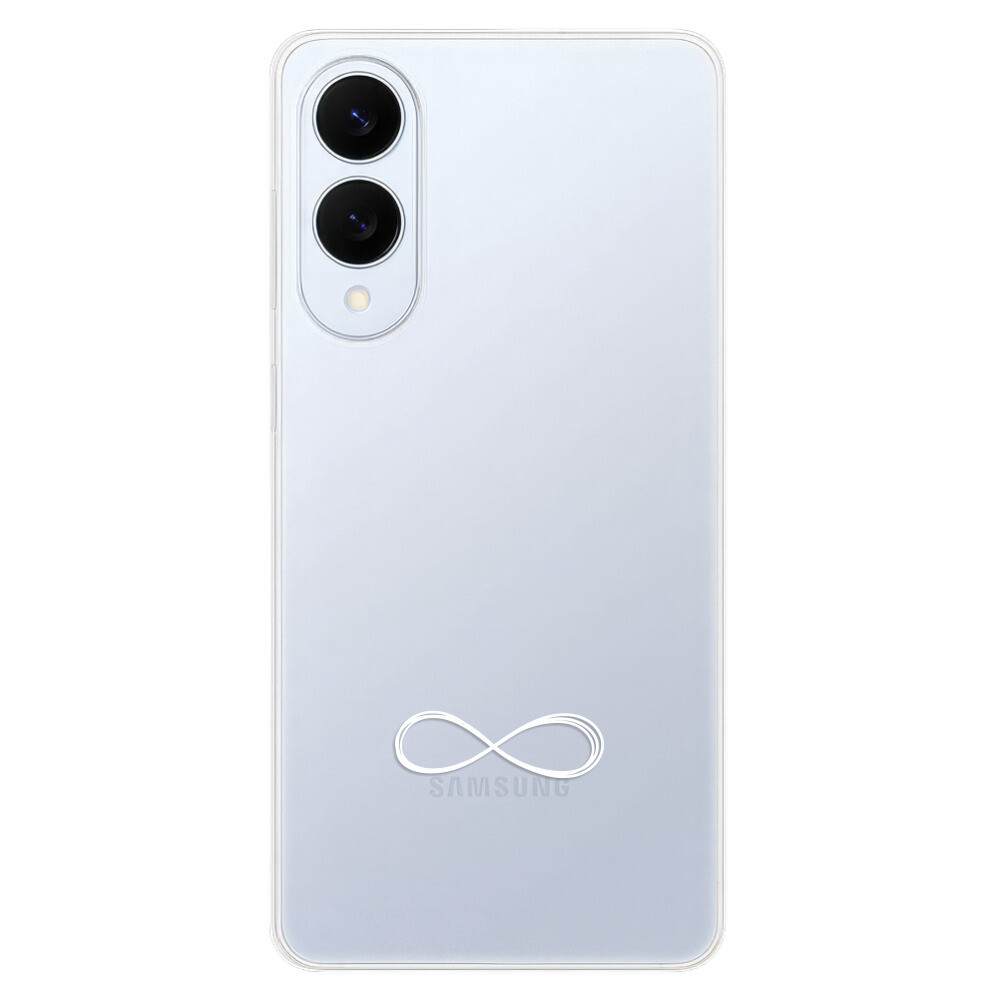 Odolné silikónové puzdro iSaprio - čiré - Infinity - Samsung Galaxy S25 Edge