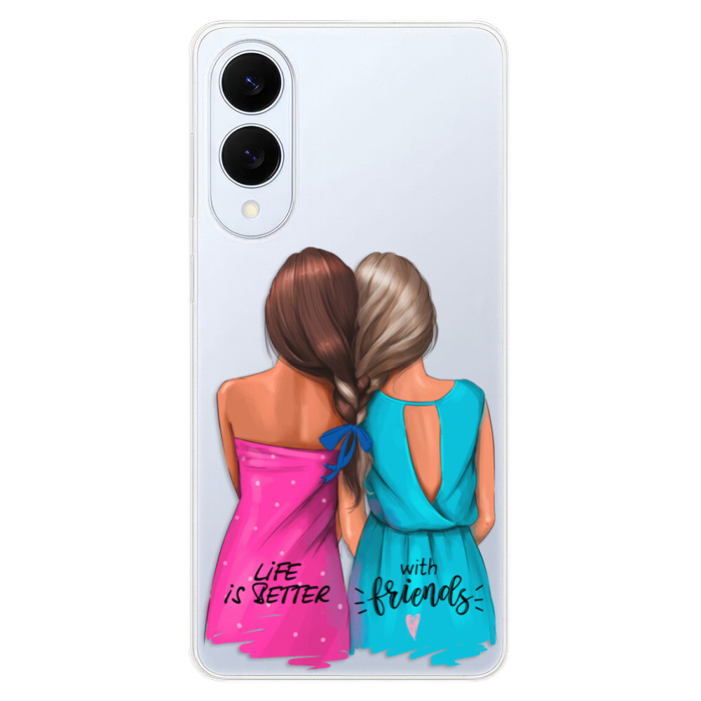 Odolné silikónové puzdro iSaprio - Best Friends - Samsung Galaxy S25 Edge