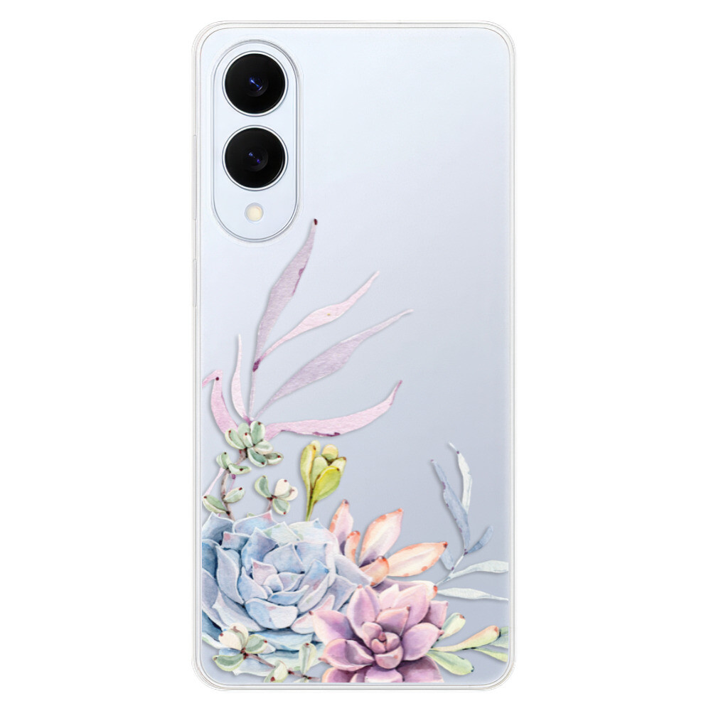 Odolné silikónové puzdro iSaprio - Succulent 01 - Samsung Galaxy S25 Edge