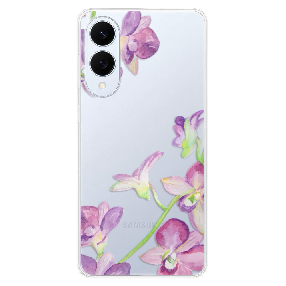 Odolné silikónové puzdro iSaprio - Purple Orchid - Samsung Galaxy S25 Edge