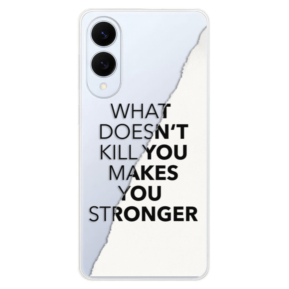 Odolné silikónové puzdro iSaprio - Makes You Stronger - Samsung Galaxy S25 Edge