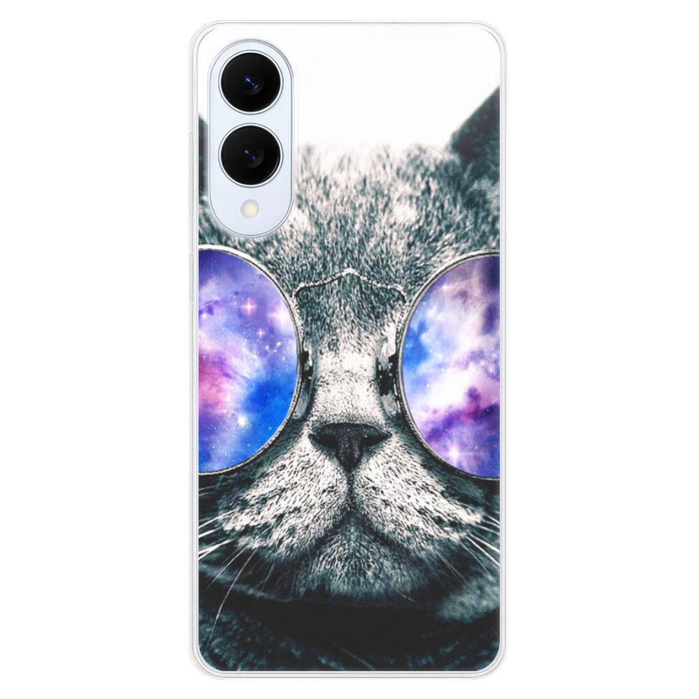 Odolné silikónové puzdro iSaprio - Galaxy Cat - Samsung Galaxy S25 Edge
