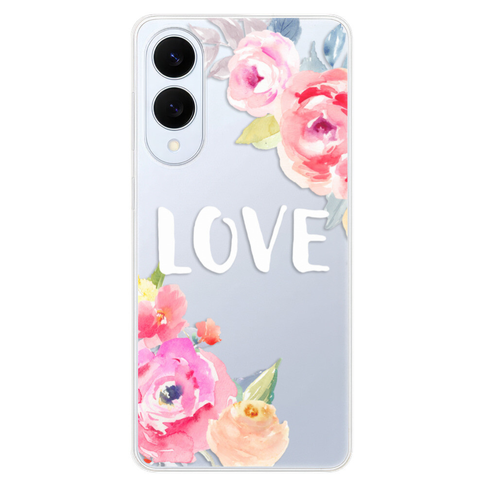 Odolné silikónové puzdro iSaprio - Love - Samsung Galaxy S25 Edge