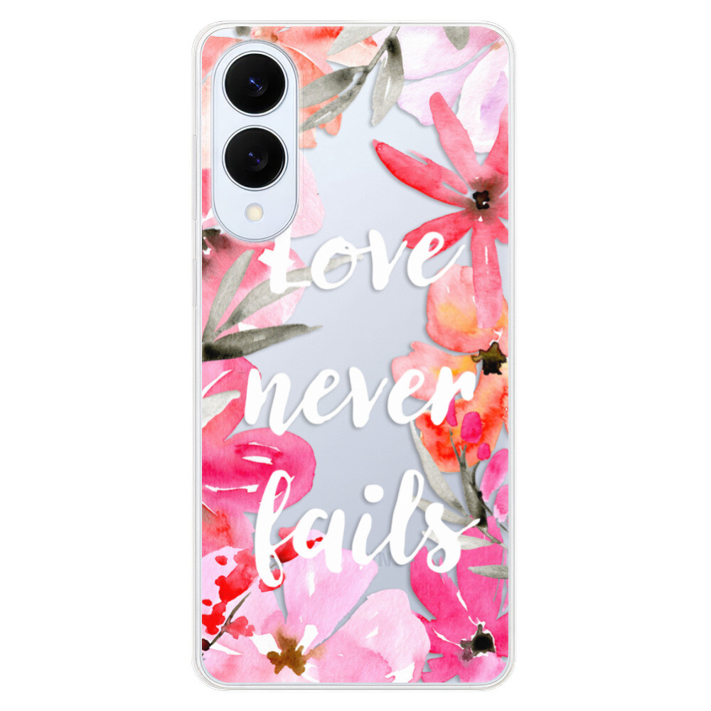 Odolné silikónové puzdro iSaprio - Love Never Fails - Samsung Galaxy S25 Edge