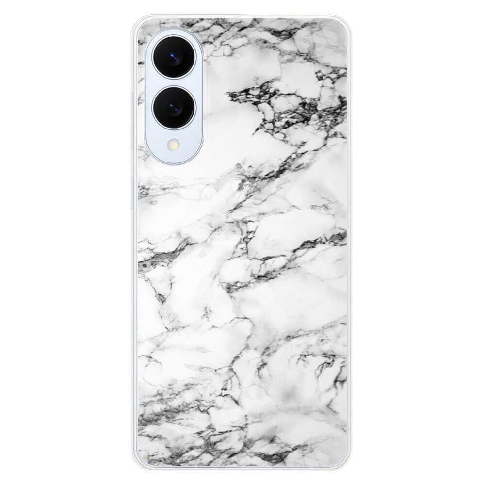 Odolné silikónové puzdro iSaprio - White Marble 01 - Samsung Galaxy S25 Edge