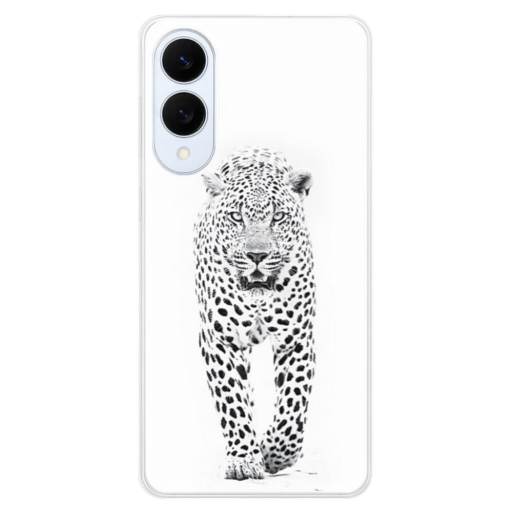 Odolné silikónové puzdro iSaprio - White Jaguar - Samsung Galaxy S25 Edge