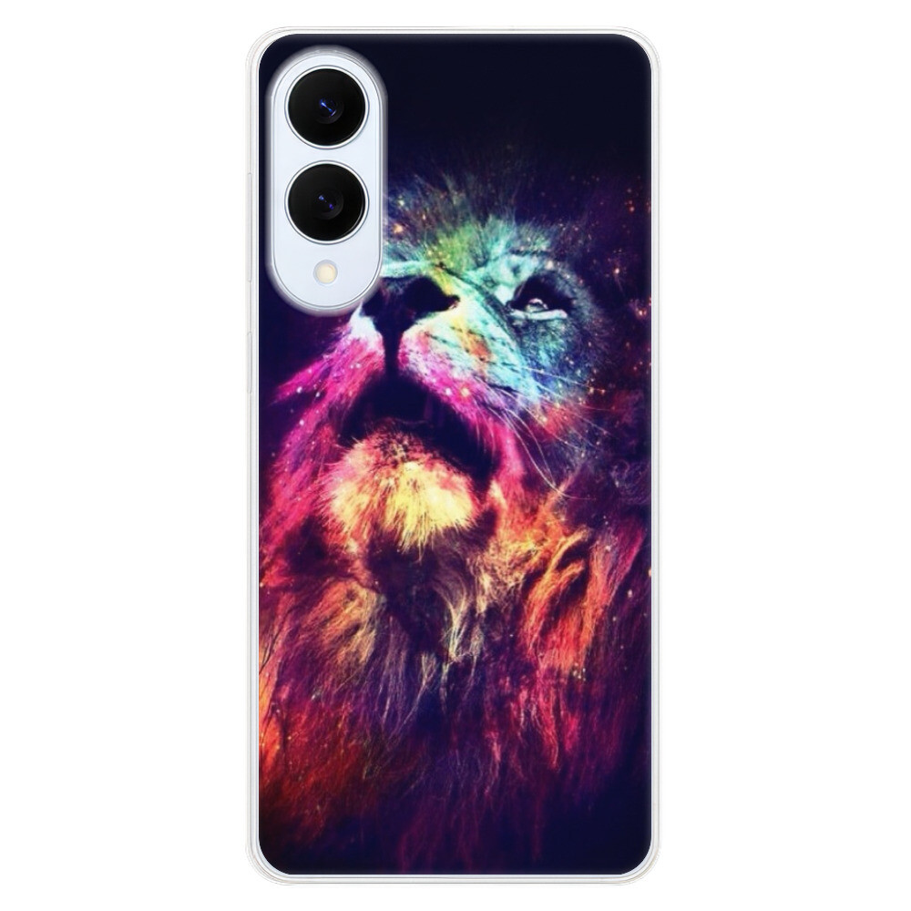 Odolné silikónové puzdro iSaprio - Lion in Colors - Samsung Galaxy S25 Edge
