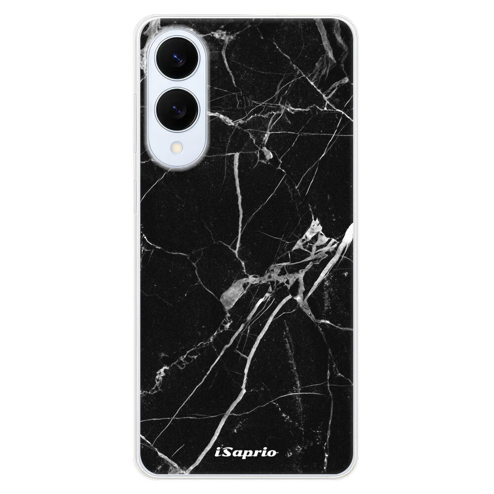 Odolné silikónové puzdro iSaprio - Black Marble 18 - Samsung Galaxy S25 Edge