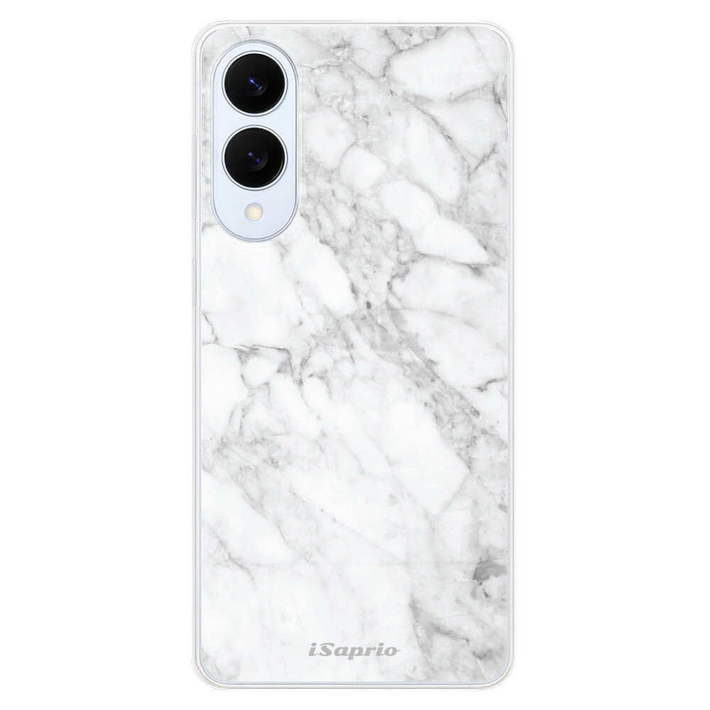 Odolné silikónové puzdro iSaprio - SilverMarble 14 - Samsung Galaxy S25 Edge