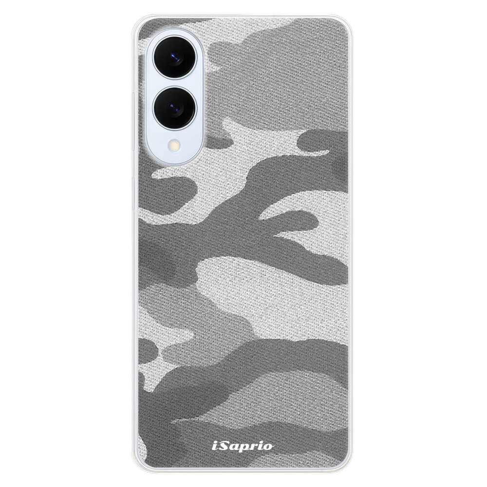 Odolné silikónové puzdro iSaprio - Gray Camuflage 02 - Samsung Galaxy S25 Edge
