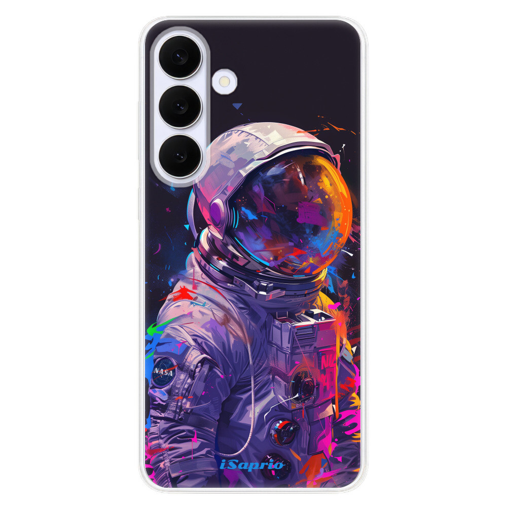 Odolné silikónové puzdro iSaprio - Neon Astronaut - Samsung Galaxy S25 FE