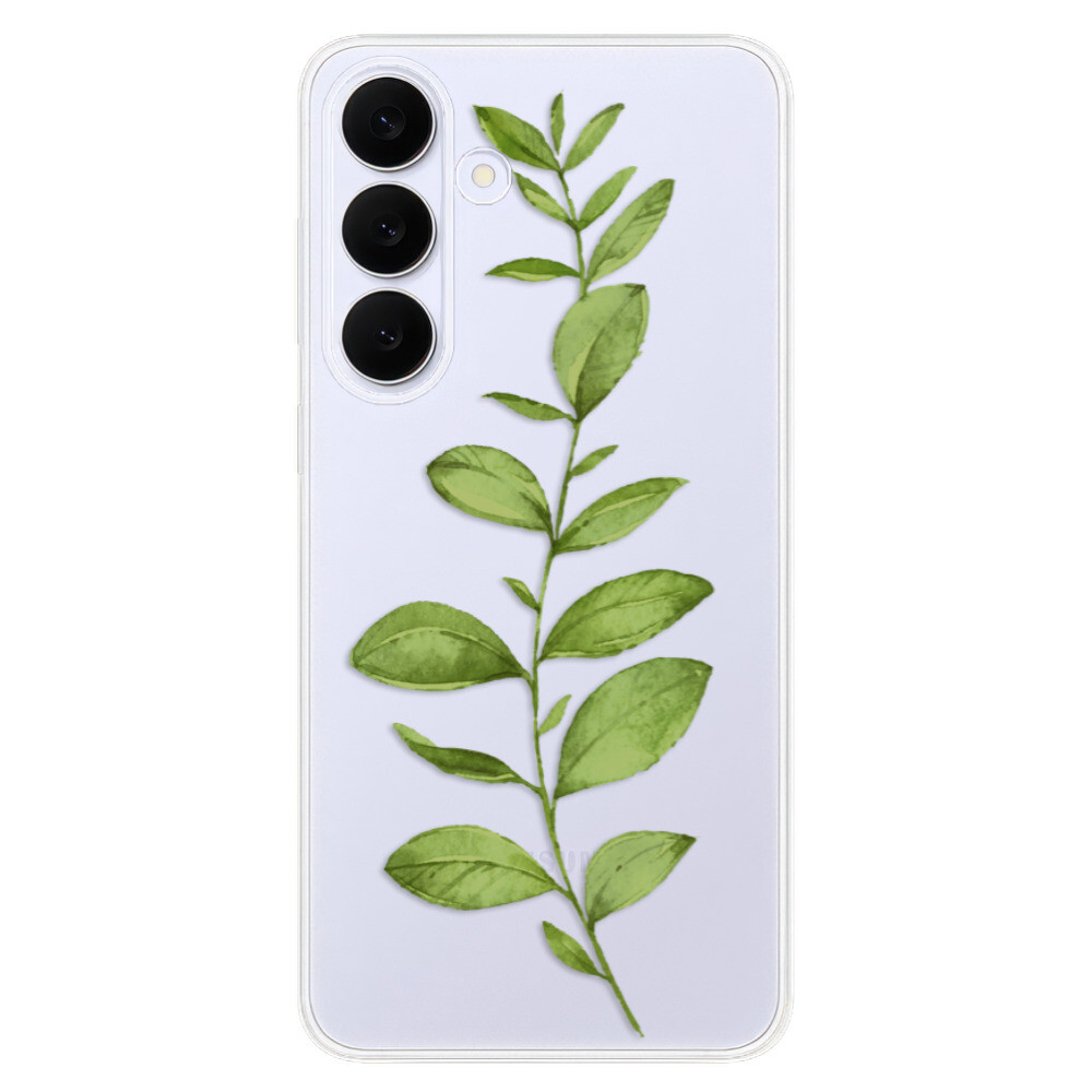 Odolné silikónové puzdro iSaprio - Green Plant 01 - Samsung Galaxy S25 FE