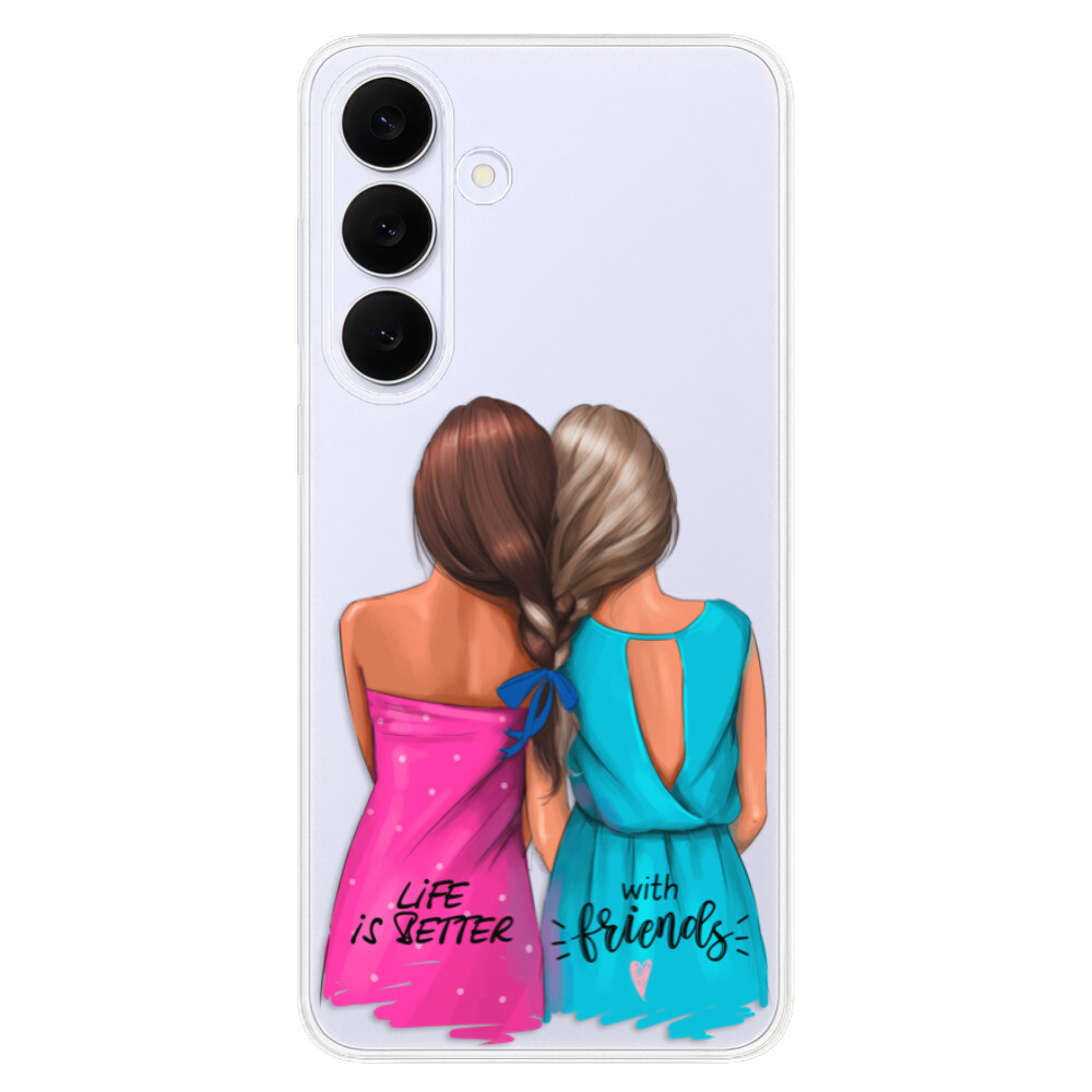 Odolné silikónové puzdro iSaprio - Best Friends - Samsung Galaxy S25 FE