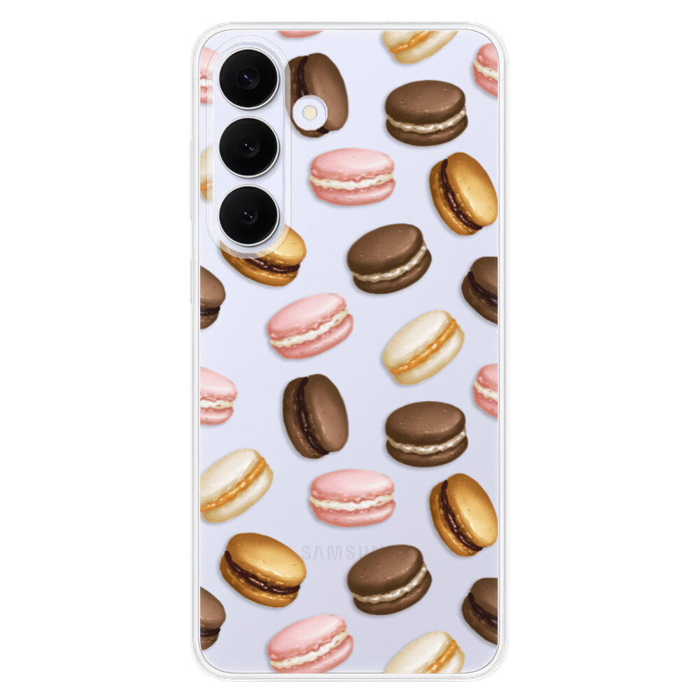 Odolné silikónové puzdro iSaprio - Macaron Pattern - Samsung Galaxy S25 FE