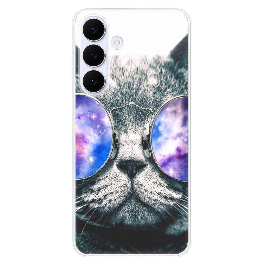 Odolné silikónové puzdro iSaprio - Galaxy Cat - Samsung Galaxy S25 FE