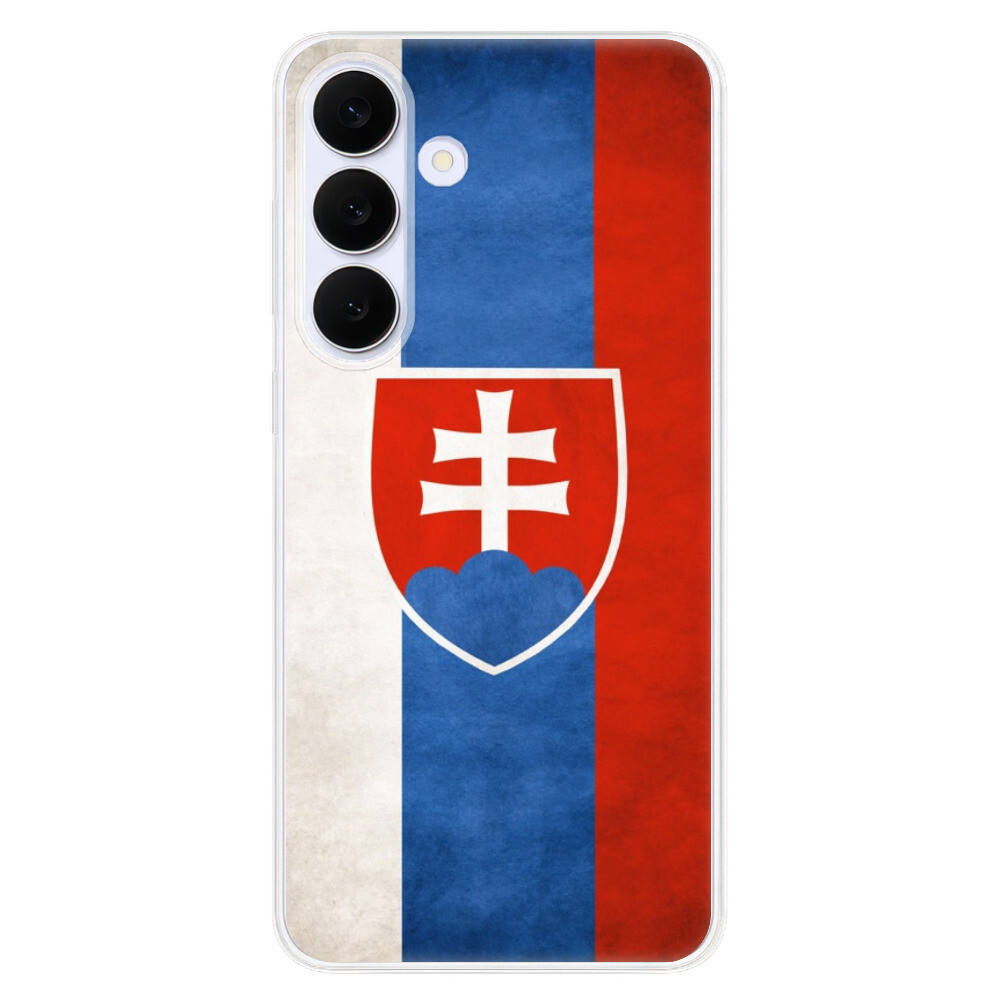 Odolné silikónové puzdro iSaprio - Slovakia Flag - Samsung Galaxy S25 FE