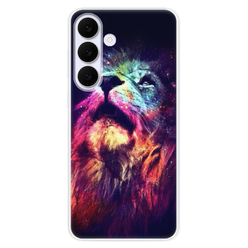Odolné silikónové puzdro iSaprio - Lion in Colors - Samsung Galaxy S25 FE